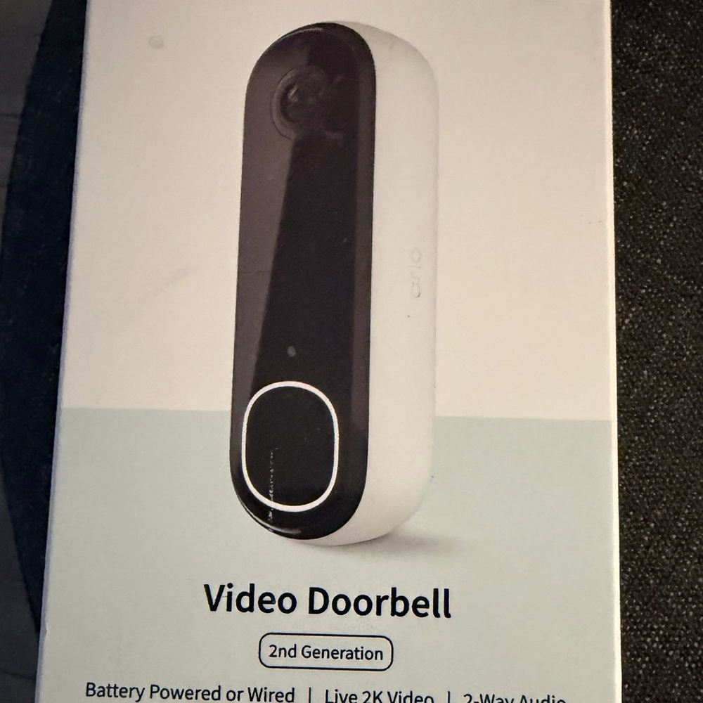 Arlo Video Doorbell - Black and White